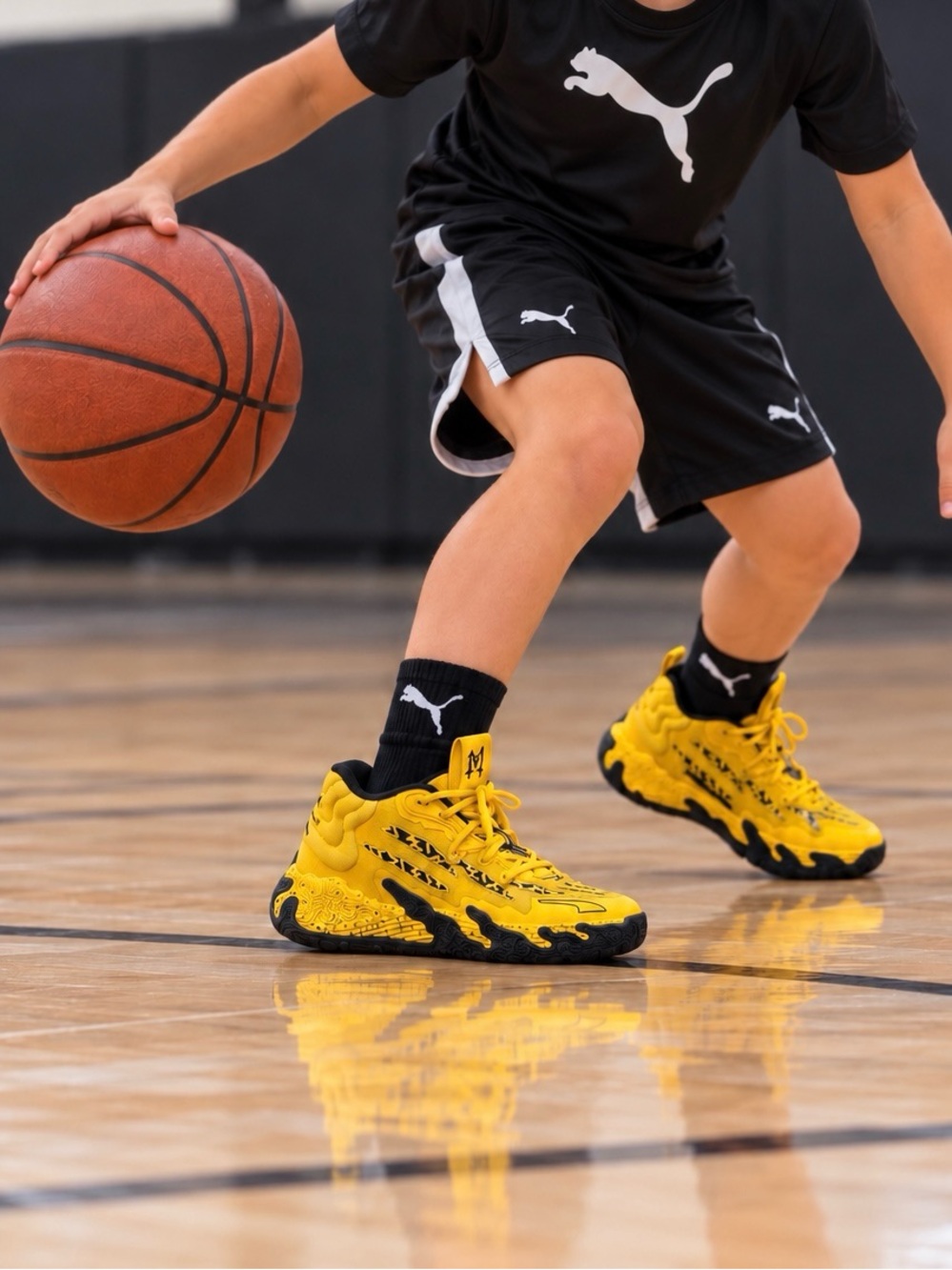 Puma x LaMelo Ball x Porsche MB.03 Kids’Basketball Shoes | US 4 | Porsche Design